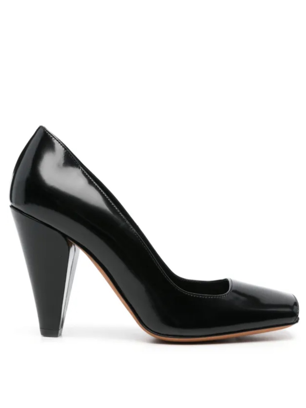 Khaite Black Patent Leather Pump Heels